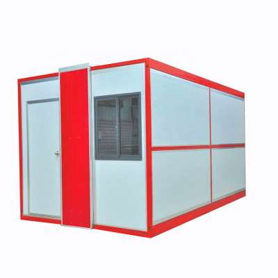 Factory supply directly low cost  prefabricated  container house yellow  folding container house for accomodation